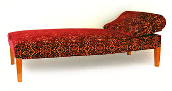 Chaiselongue mit verstellbarem Kopfteil
