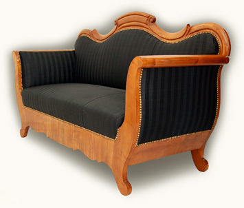 Biedermeier Sofa seitlich